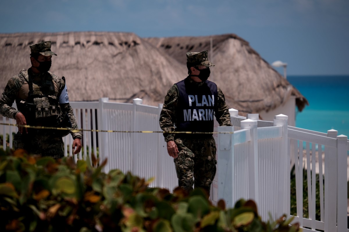 Military Deployed In Cancun Hotel Zone, On Beaches, And Downtown To