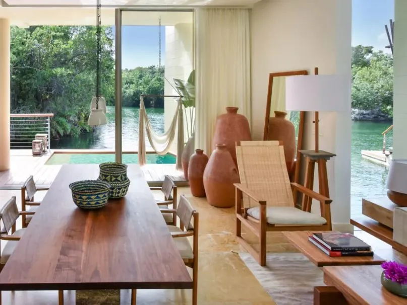 Overwater Lagoon Suite at Rosewood Mayakoba