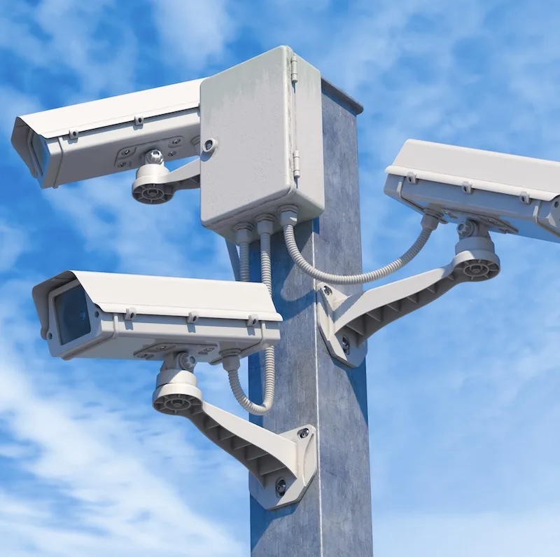 Security cameras in Cancun 
