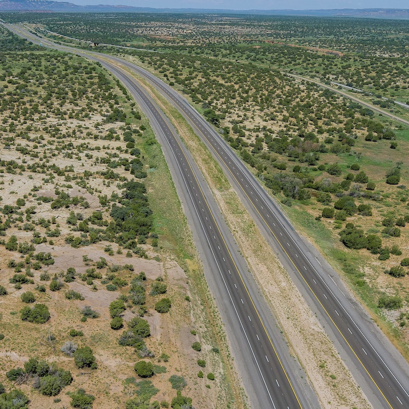 empty highway mexico desert