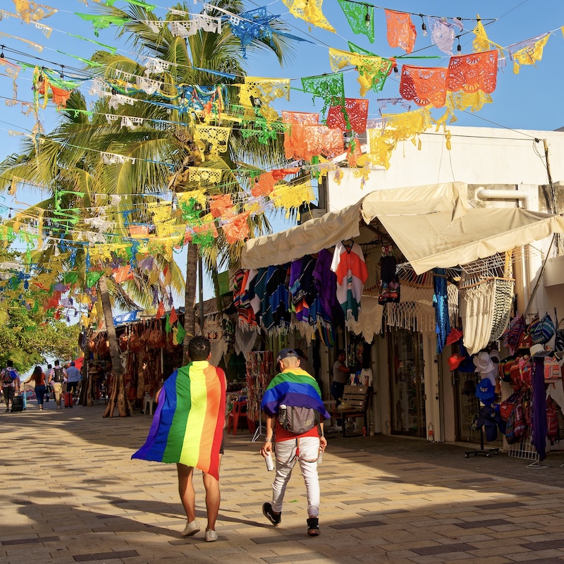 mexico beach pride flag