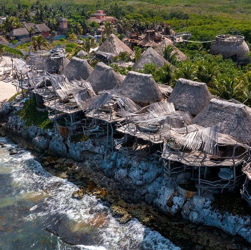 Hotel Azulik Aerial View