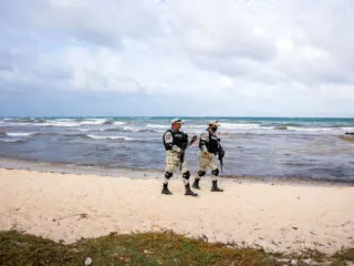 National Guard Troops Deployed To Tulum Beaches To Protect Tourists