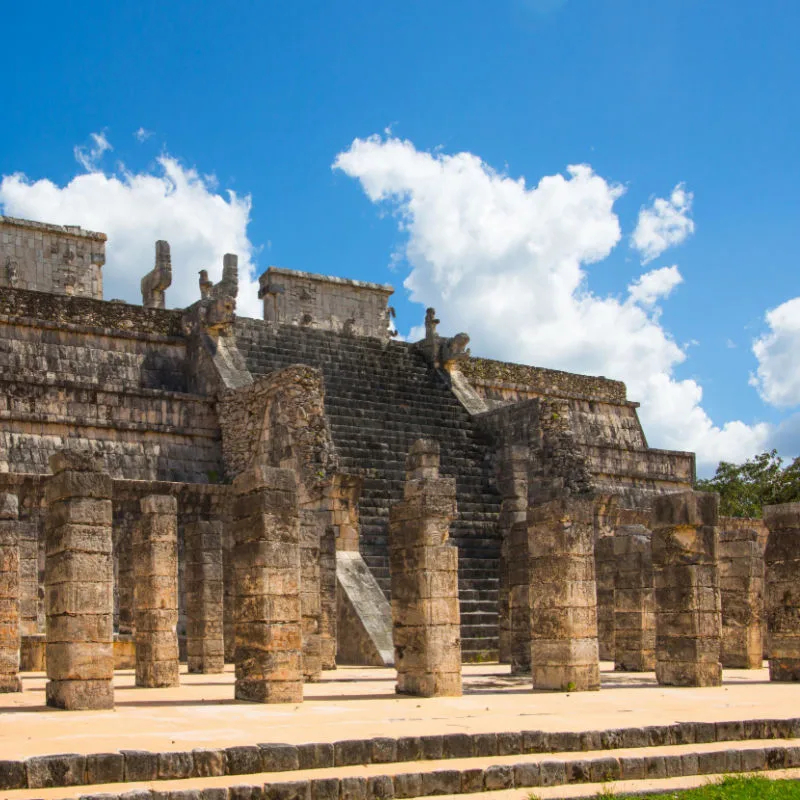 Large Mayan ruins in Quintana Roo 