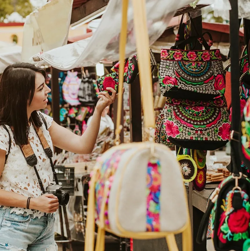 Market stall in Cancun