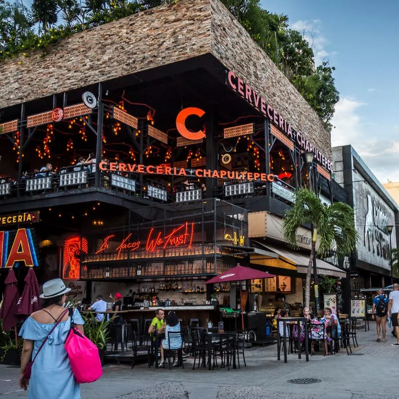 A cerveceria chaputelpec franchise in playa del carmen