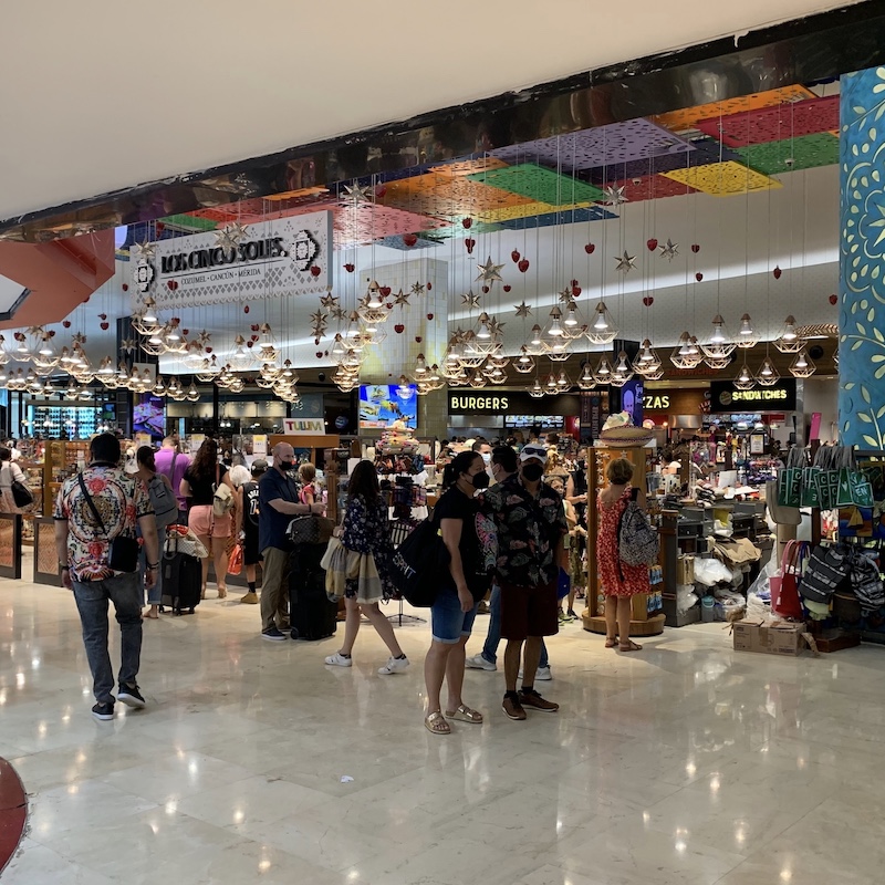 cancun airport shopping
