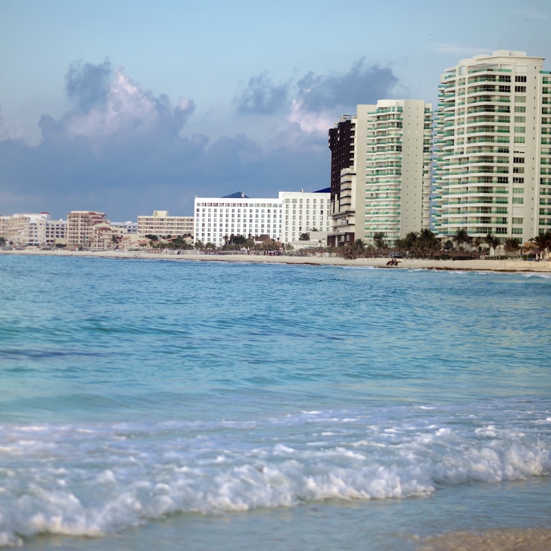 cancun hotels from sea
