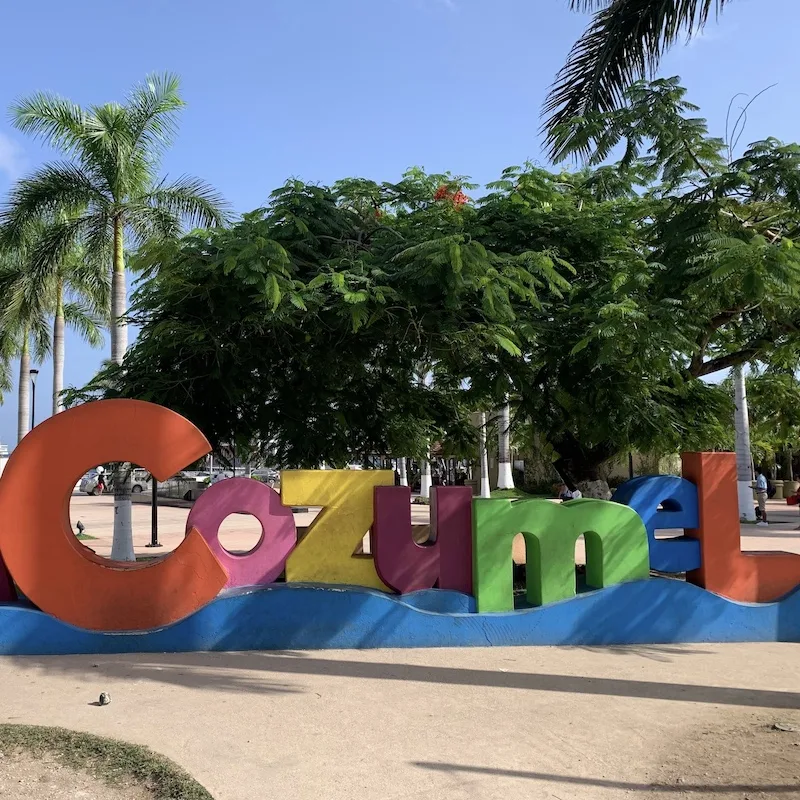 cozumel sign