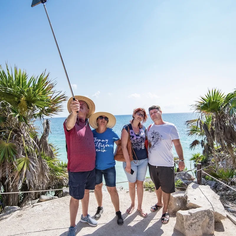 cozumel travelers selfie