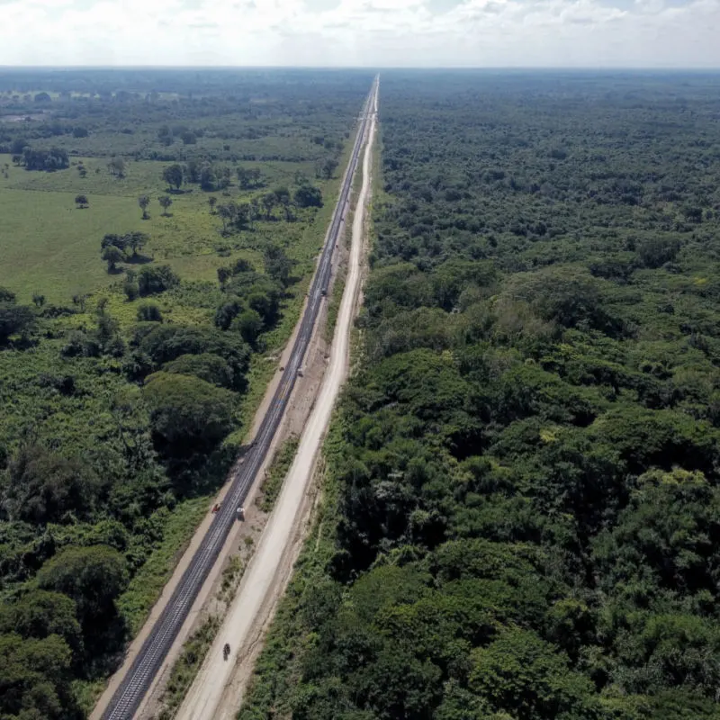 Maya Train tracks