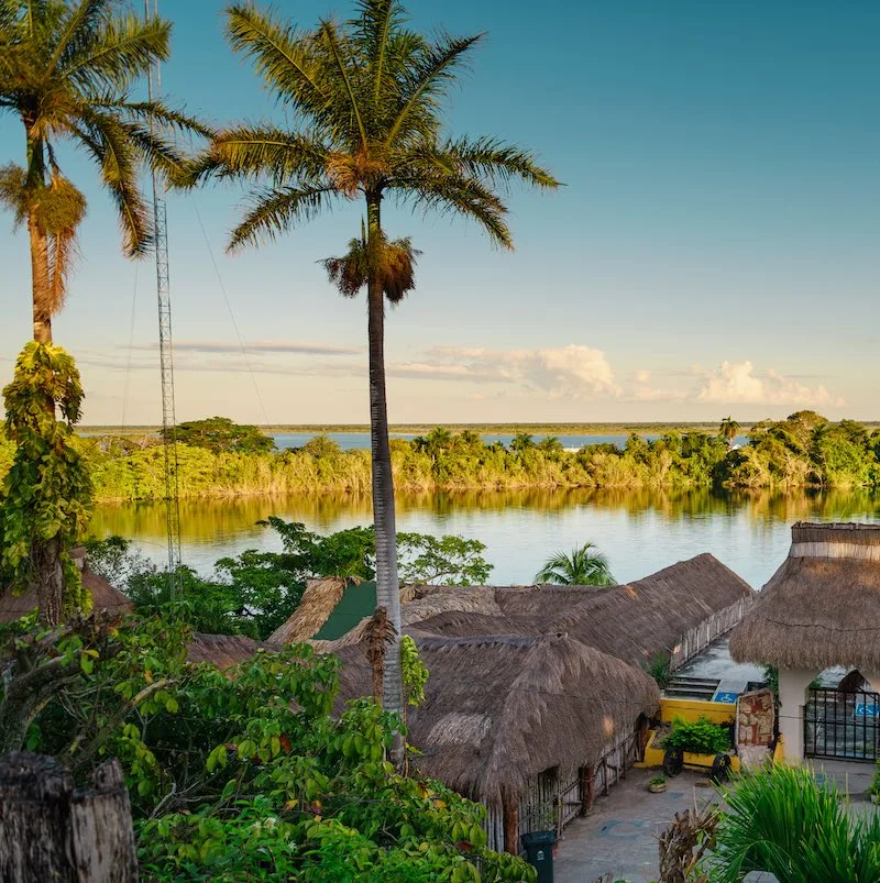 Lagoon view in Bacalar