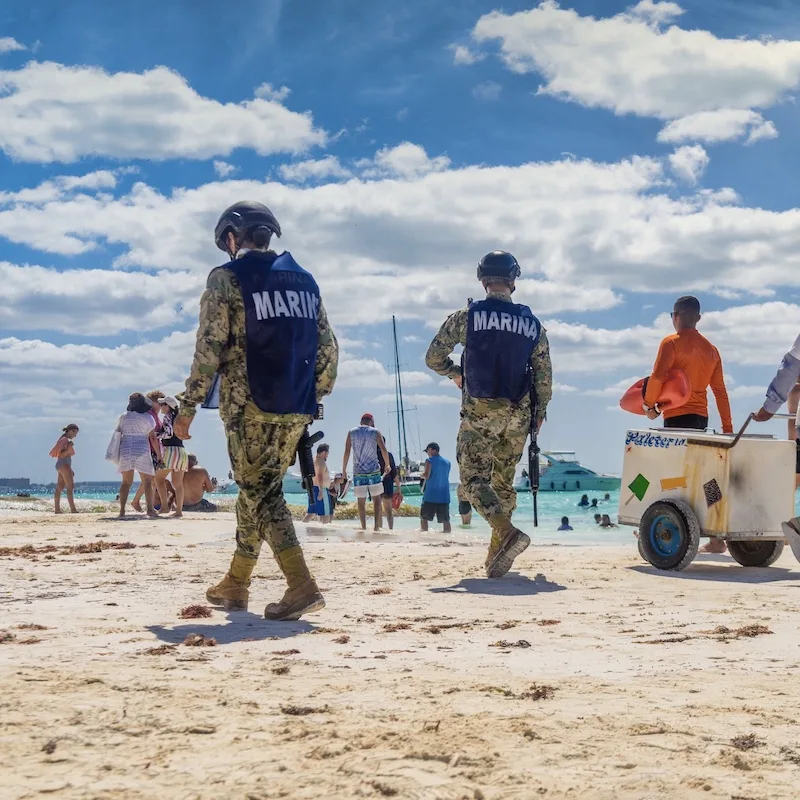 navy marines on beach