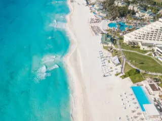 Aerial view of Riviera Maya Hotel