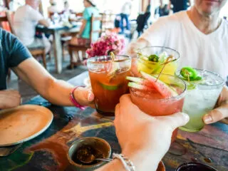 Cocktails in Riviera Maya bar
