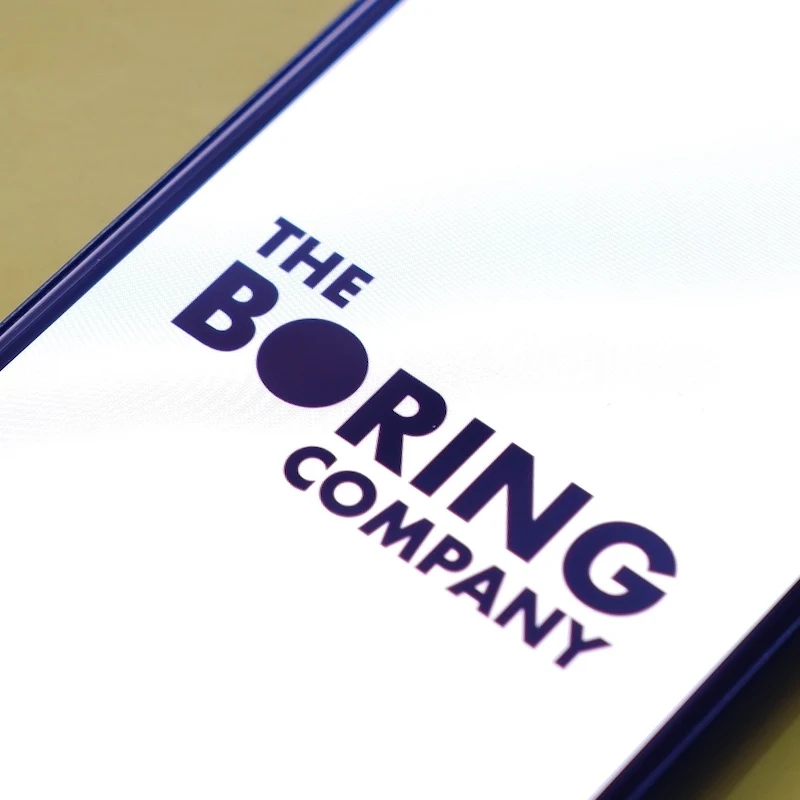 the boring company on a cell phone