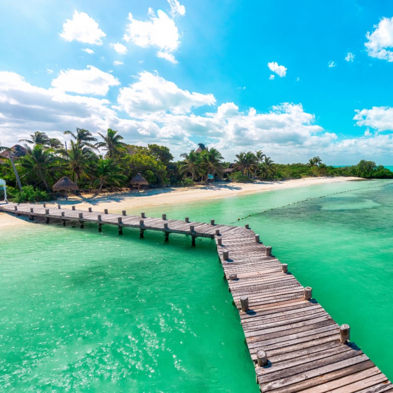 Isla Contoy, a Small Island Near Cancun, Mexico