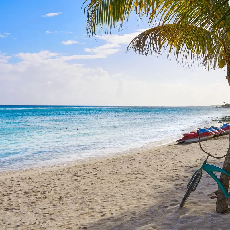 view of beach in mexico