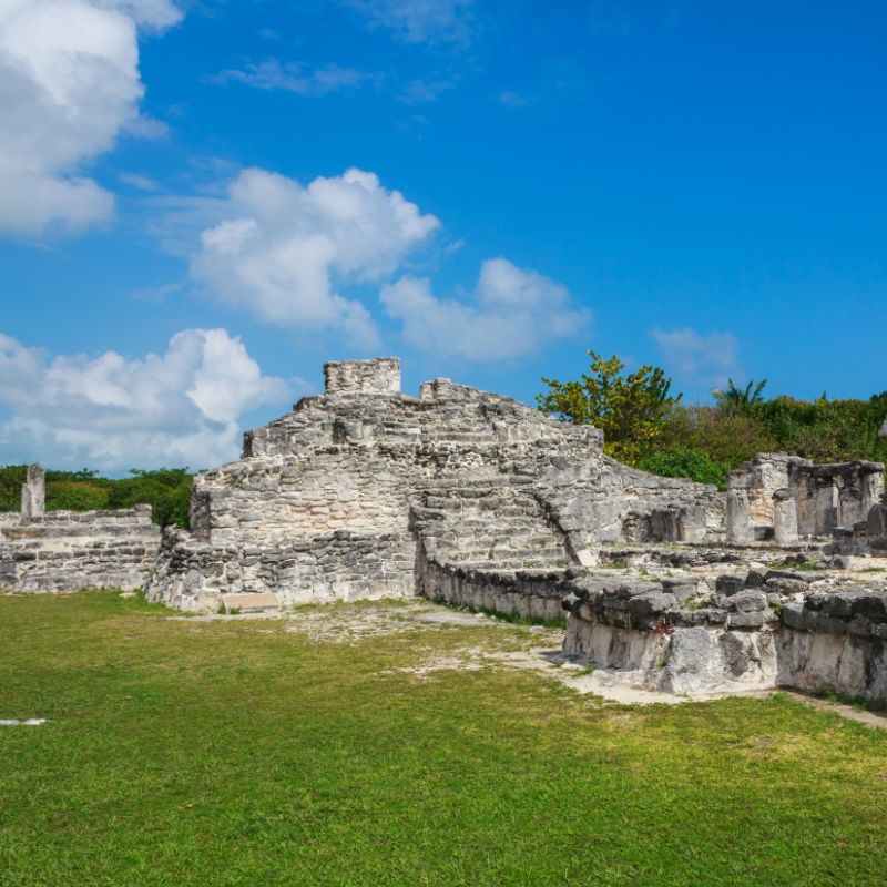 El Rey Ruins in Cancun, Mexico
