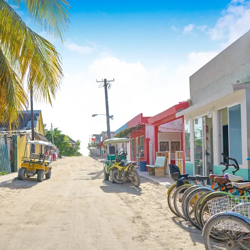 Street in holbox