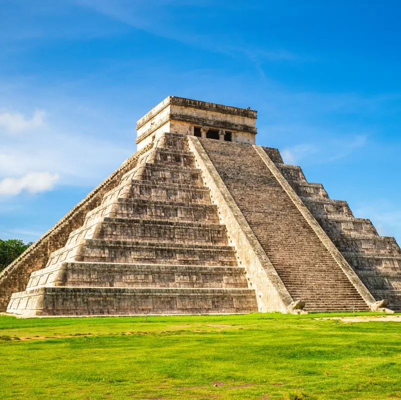 Temple of kulkulkan Mayan pyramid