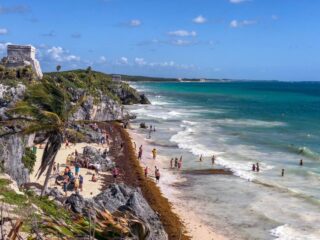 More Than A Mile Of Sargassum Barriers To Be Installed In Tulum