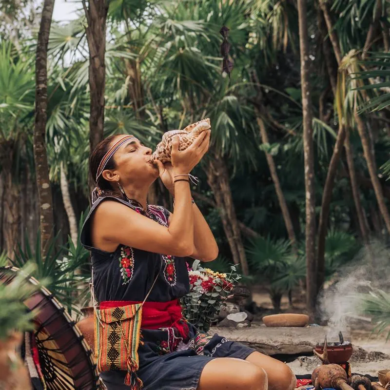 Mayan woman ceremony