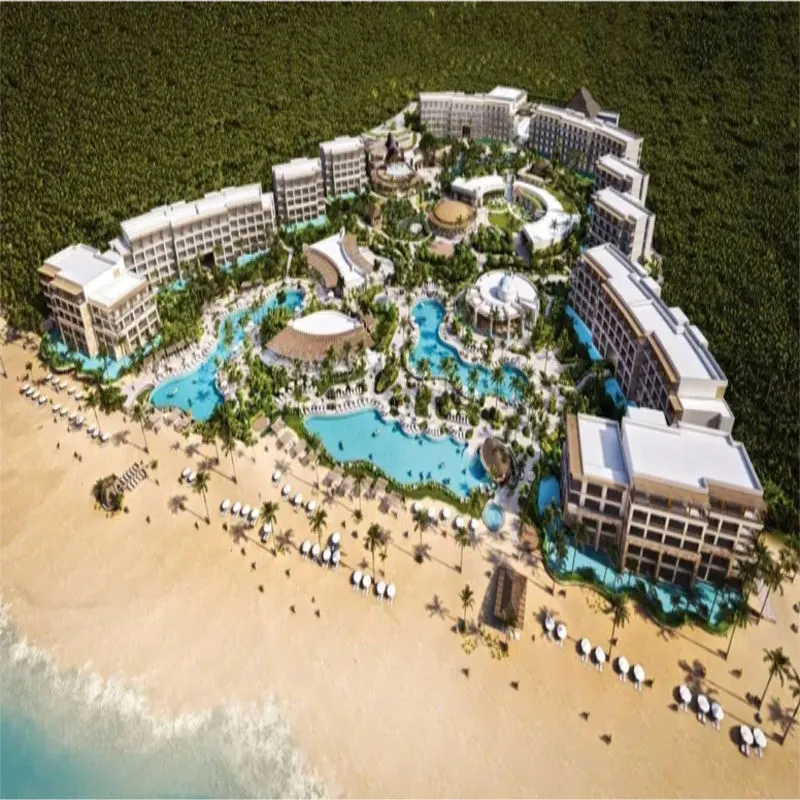 Render view of the upcoming Secrets Playa Blanca Costa Mujeres