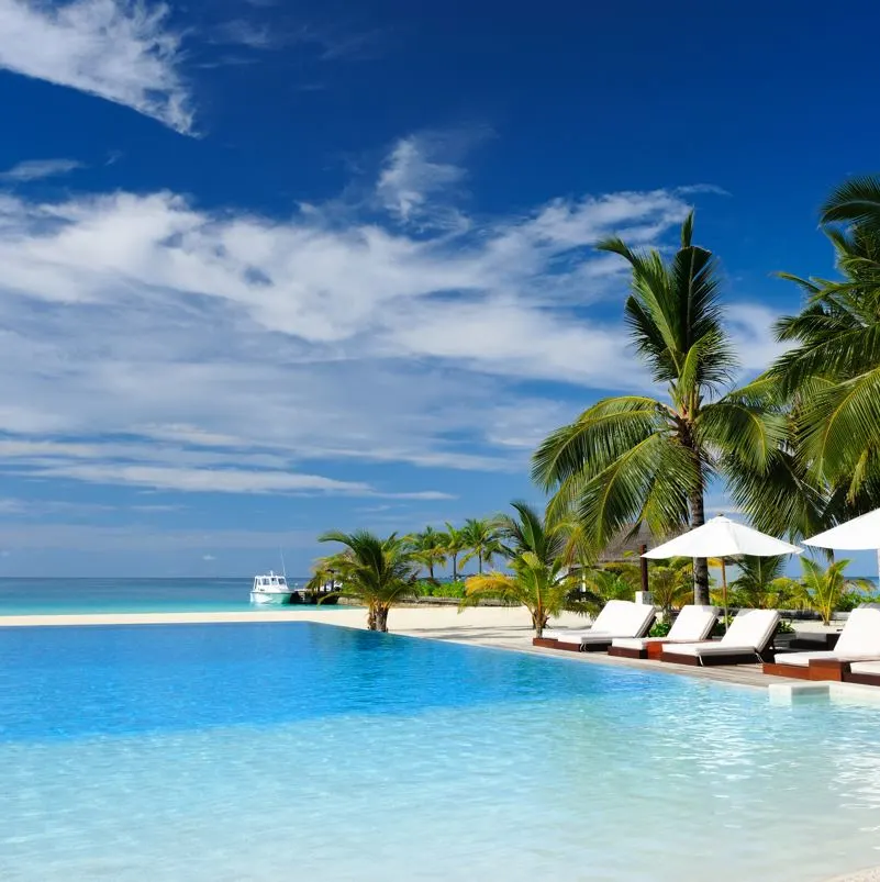 Beautiful Hotel Pool In the Mexican Caribbean