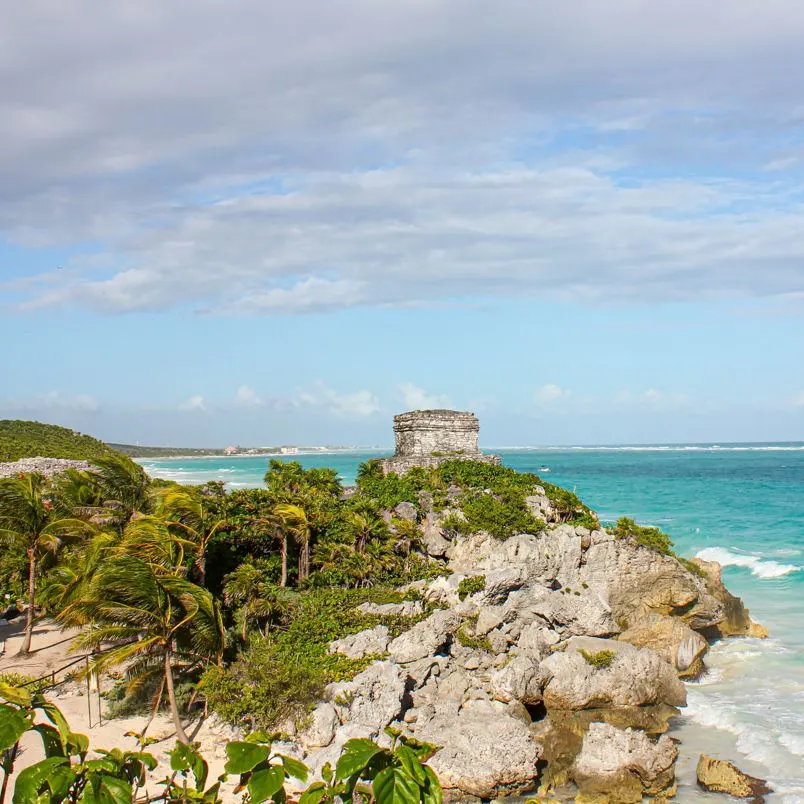 tulum beach and ruins