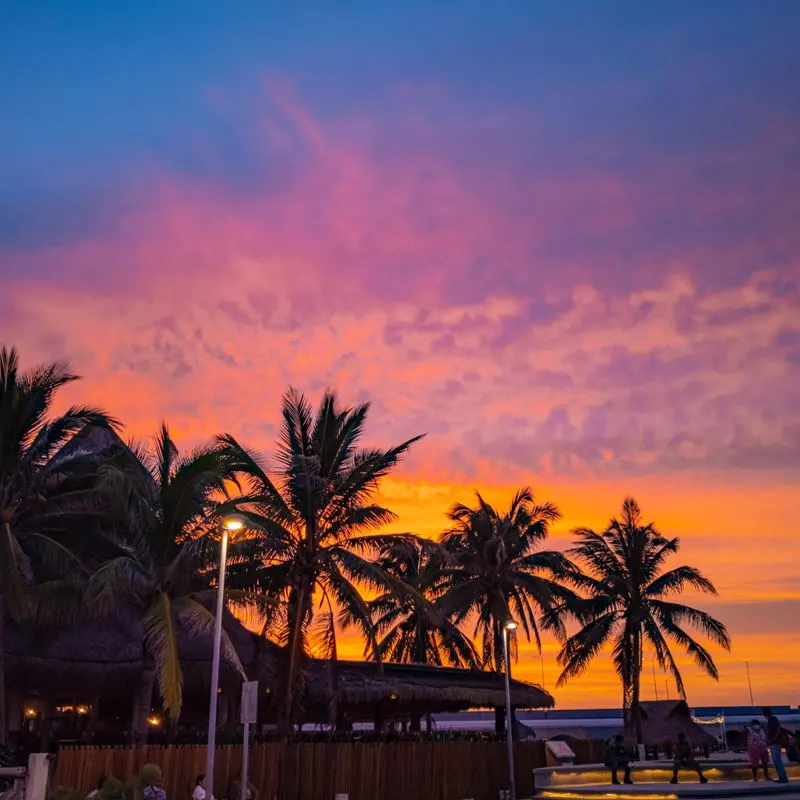 Progreso at sundown