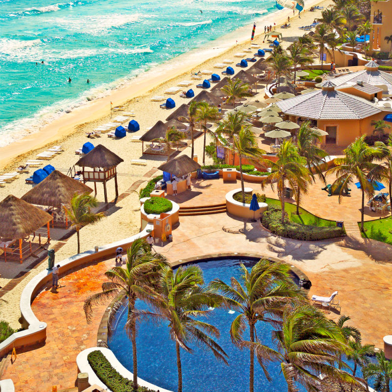 Ritz-Carlton Cancun Hotel Property Before Renovations