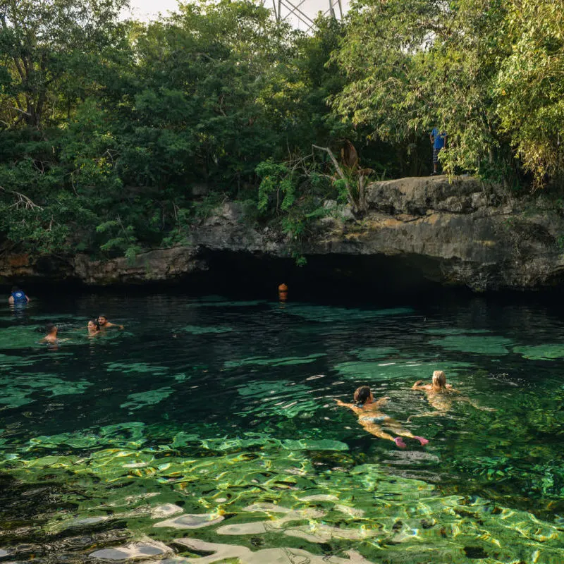 cenote location in playa del carmen