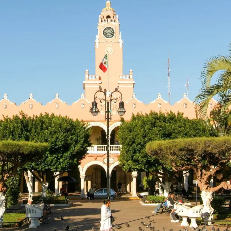 City hall in downtown Merida