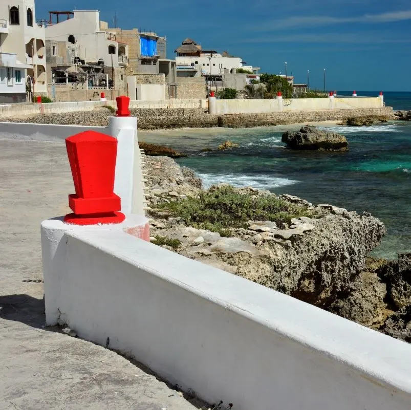 Boardwalk in Isla Mujeres in Quintana Roo