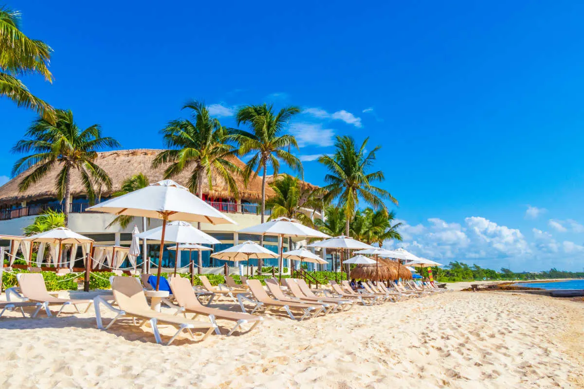 Playa del Carmen beach