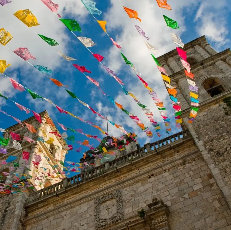 Church of San Servacio ( Saint Servatius) in Valladolid, Yucatan, Mexico