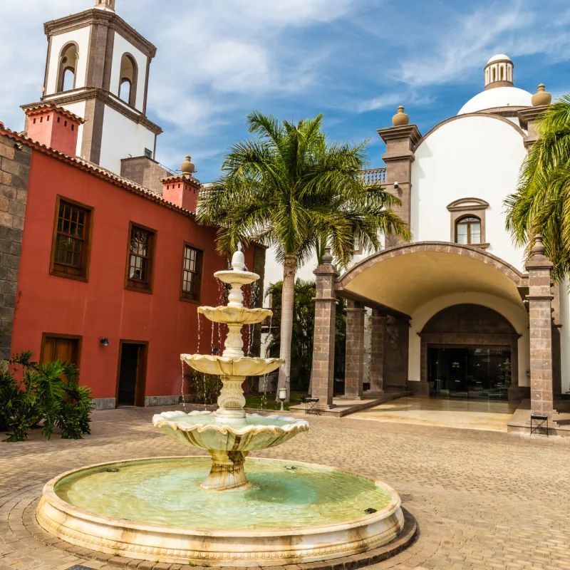 church area in Puerto Morelos 