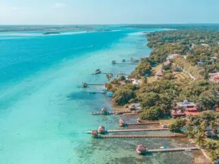 Bacalar - aerial view