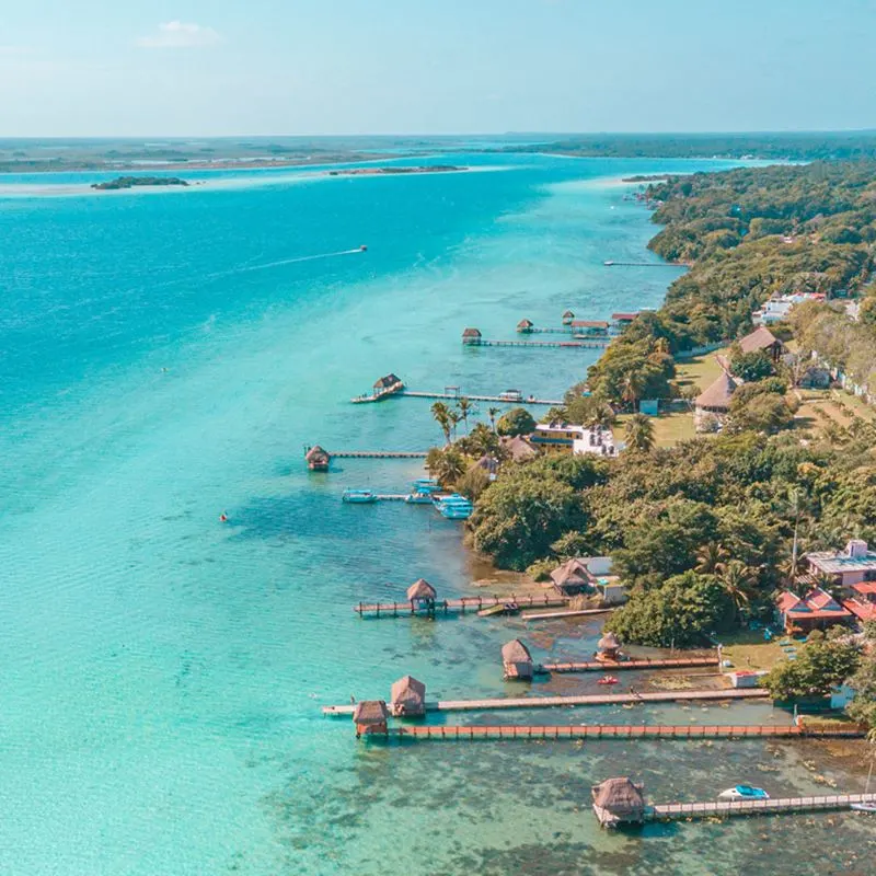 Bacalar - aerial view