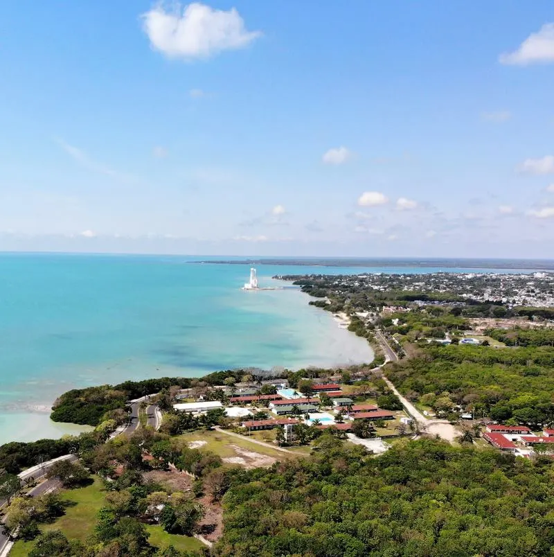 Chetumal from the air