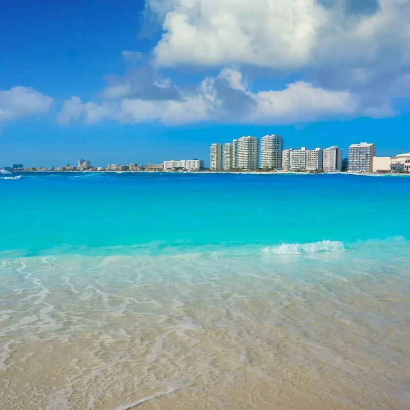 Playa Gaviota Azul in Cancun, Mexico