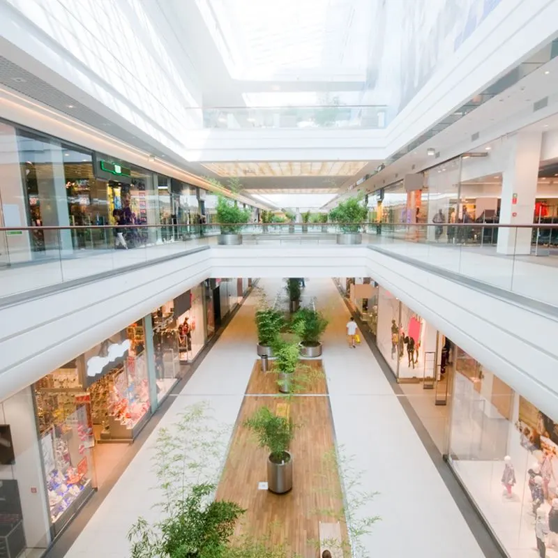 Inside of a Shopping Mall