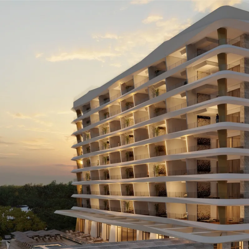 Hotel Mousai Cancun Exterior Shot