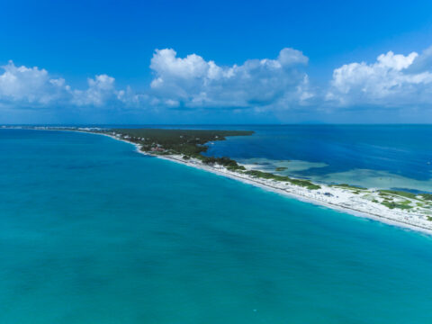 Isla Blanca Beach in Costa Mujeres, Cancun, Mexico