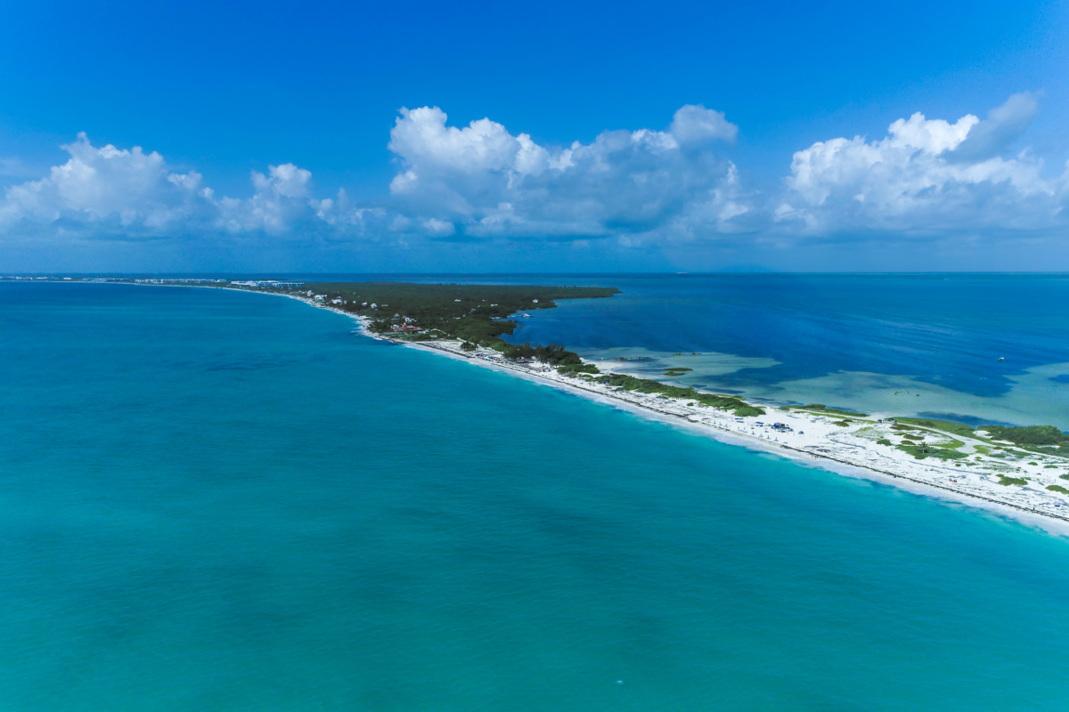 Isla Blanca Beach in Costa Mujeres, Cancun, Mexico