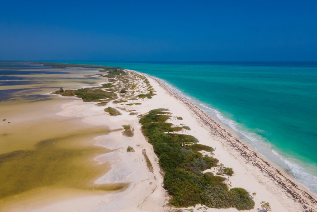 Isla Blanca Beach in Costa Mujeres, Near Cancun, Mexico