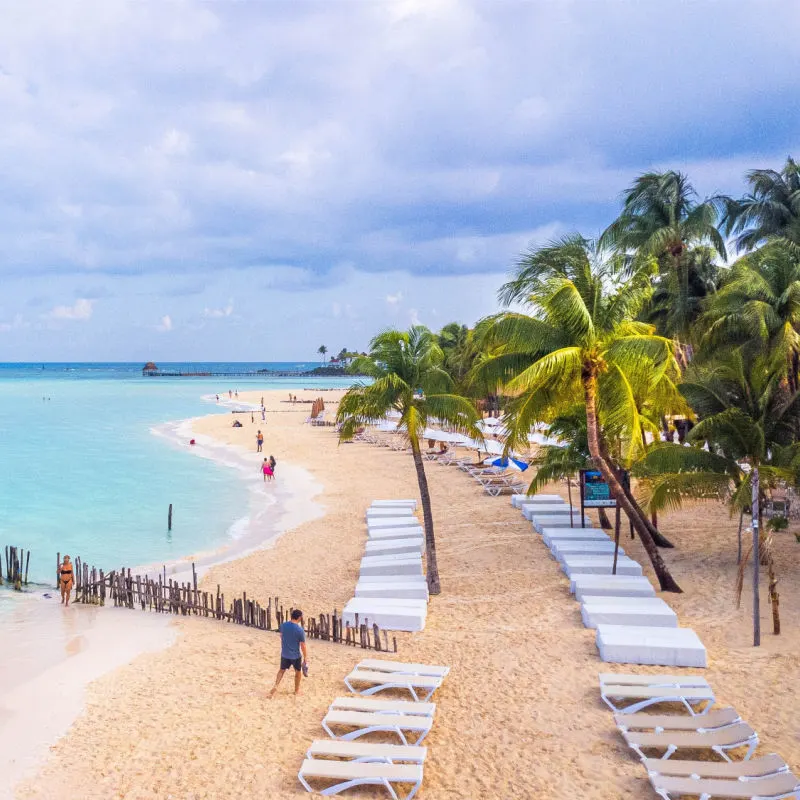 Playa Norte Beach in Isla Mujeres, Mexico