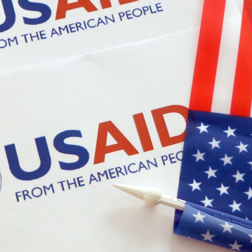 A letterhead with the USAID logo