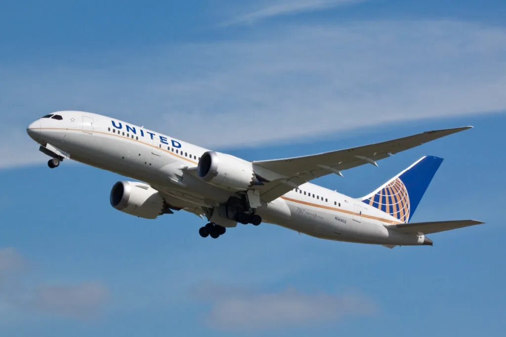 United Boeing 787 Wide Body Aircraft